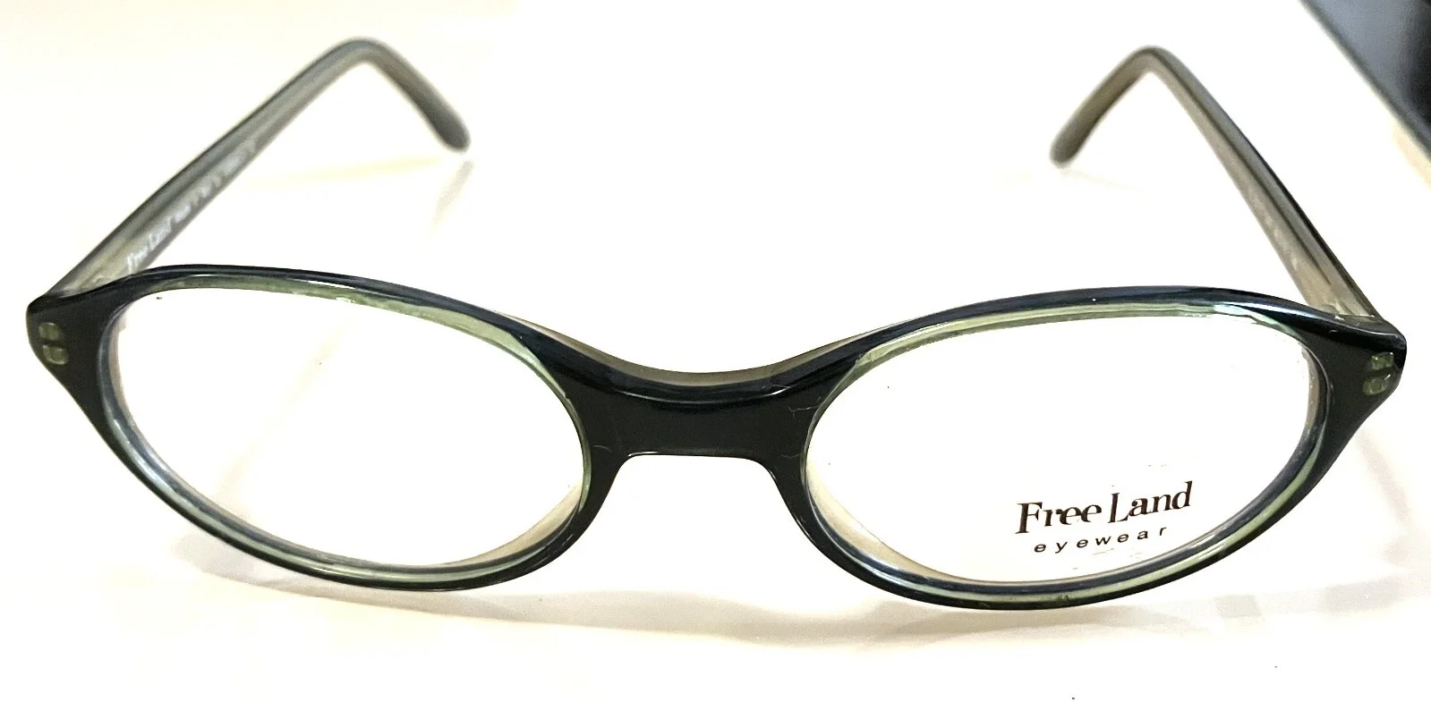 New Dark Green FreeLand Eyeglasses Semi-Transparent Frames ~ Discontinued Model 4