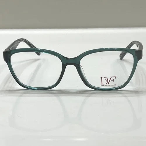 NEW Diane von Furstenberg DVF 5064 481 Glossy Green Eyeglasses Frames 52[]16-130 2