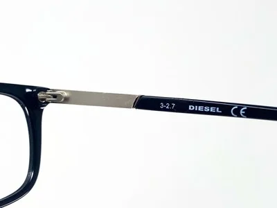 New DIESEL DL5199 Black/ Silver Mens Eyeglasses Frame 53-15-145 4