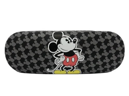 NEW Disney Classic Mickey Mouse Hard Metal Clamshell Eyeglasses Case