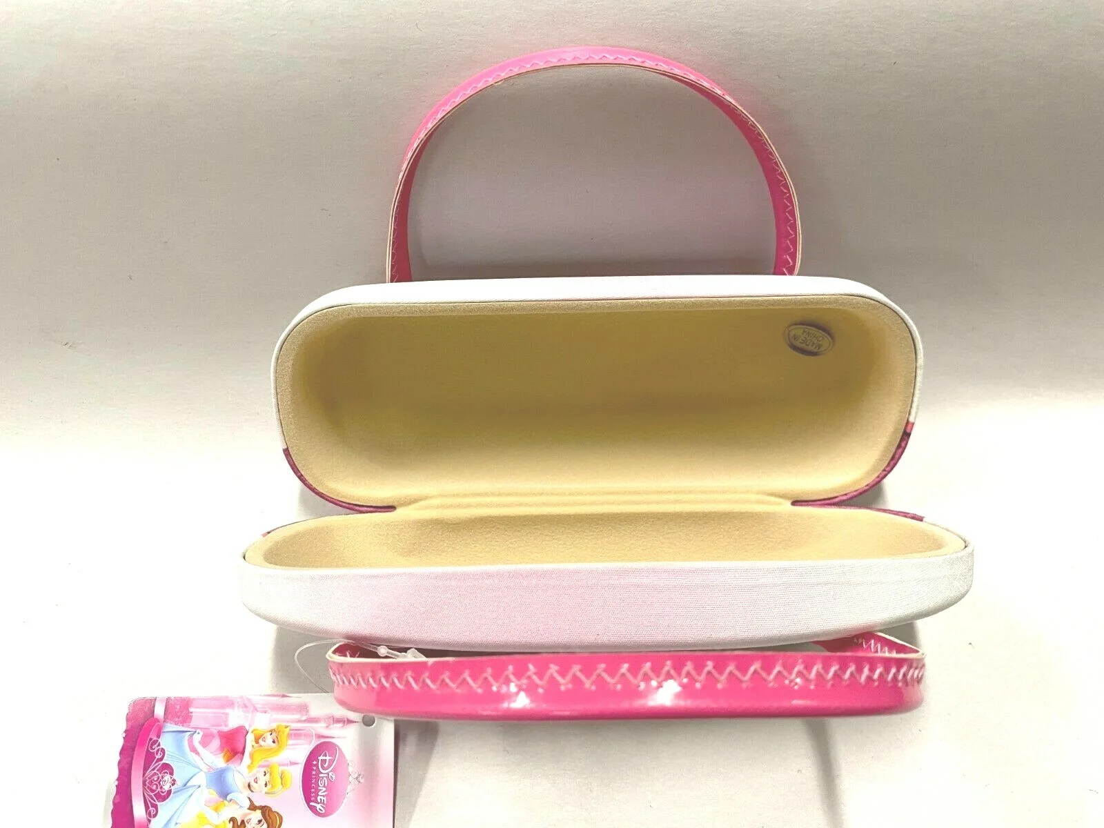 NEW Disney Princess Eyeglass Sunglass Case w/ Carrying Handle, Pink 2