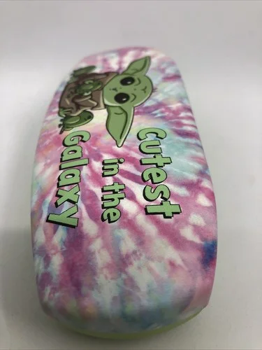 NEW Disney Star Wars Baby Yoda Grogu Hard Metal Clamshell Eyeglasses Case 3