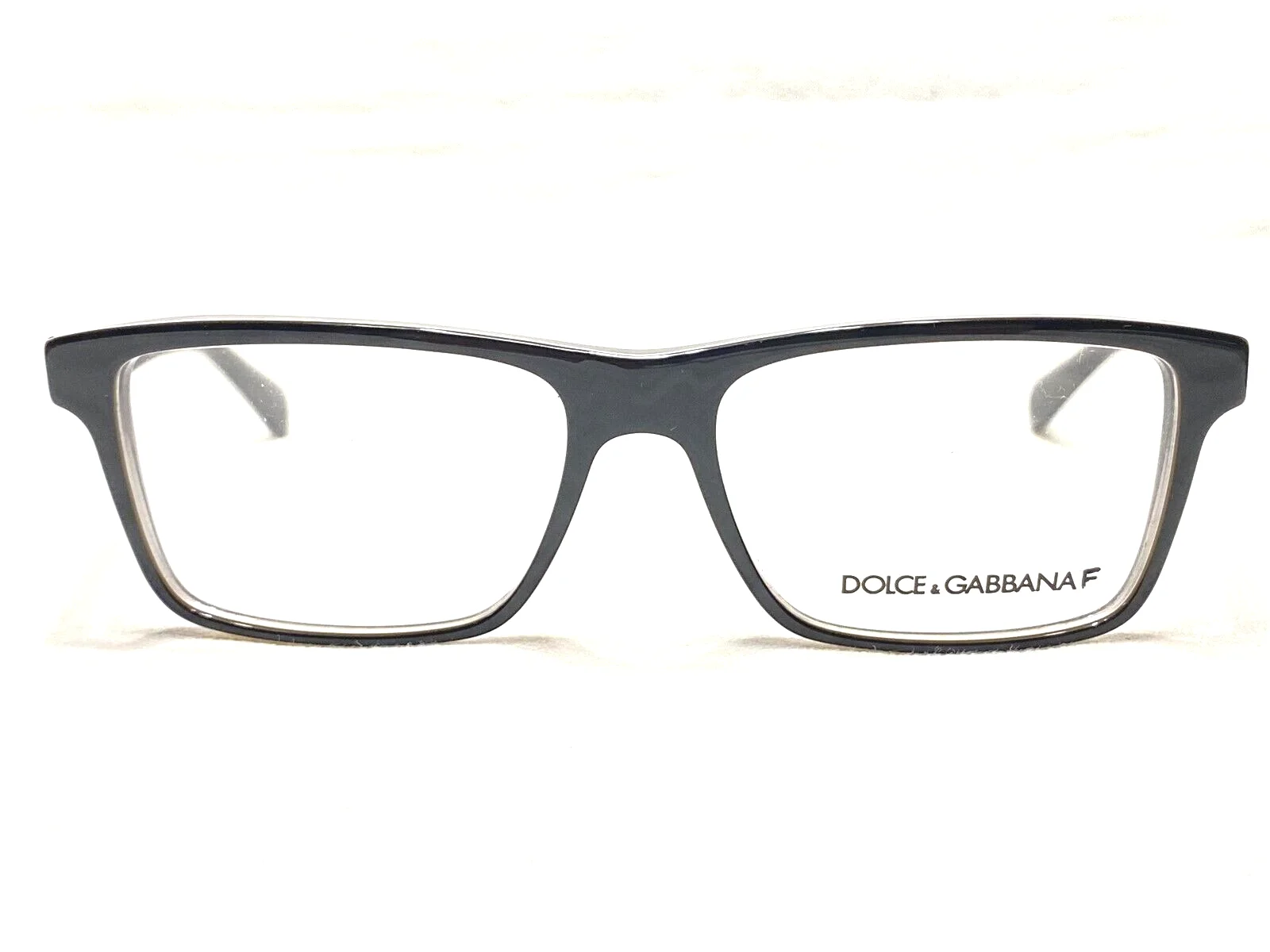 NEW Dolce & Gabbana DG3207 1871 Mens Black Modern Eyeglasses Frames 55/16~145