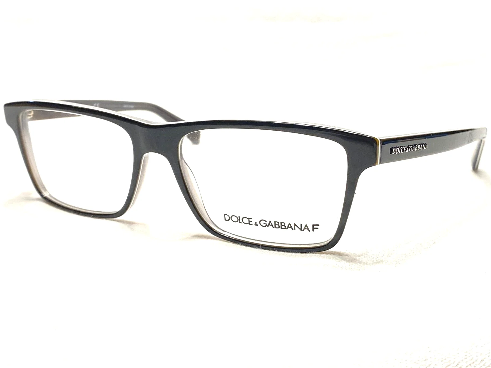 NEW Dolce & Gabbana DG3207 1871 Mens Black Modern Eyeglasses Frames 55/16~145 2