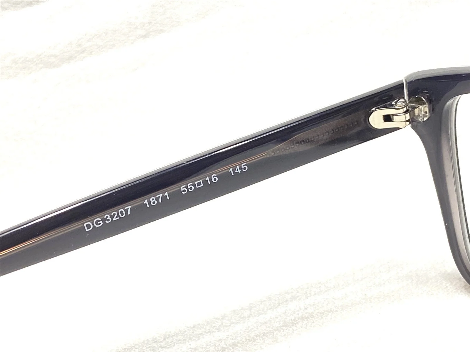 NEW Dolce & Gabbana DG3207 1871 Mens Black Modern Eyeglasses Frames 55/16~145 4