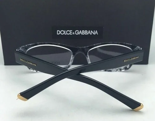 New DOLCE & GABBANA Rx-able Eyeglasses DG 3115 1895 51-17 Clear Black Lace Frame 4
