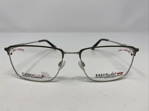 New EASY TWIST Eyeglass Frame, 360° Hinges, Lightweight Brown FLEXIBLE glasses
