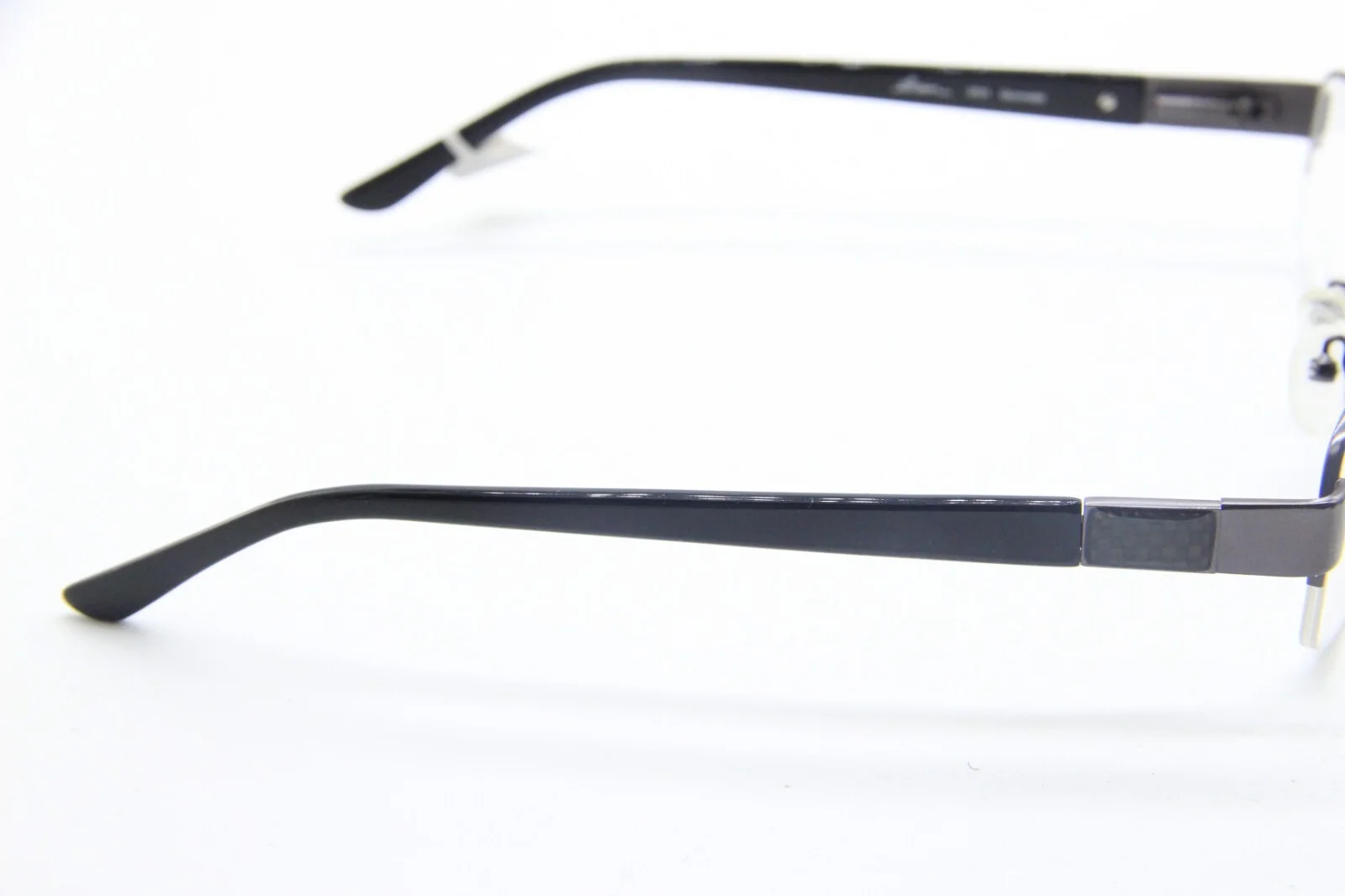 NEW ELAN LE GRAND 37-01 GUNMETAL BLACK AUTHENTIC FRAMES EYEGLASSES 57-18 4