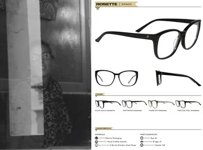 New Electric Rosette (56-15-140) Womens Prescription Glasses Frames Ret$140 2