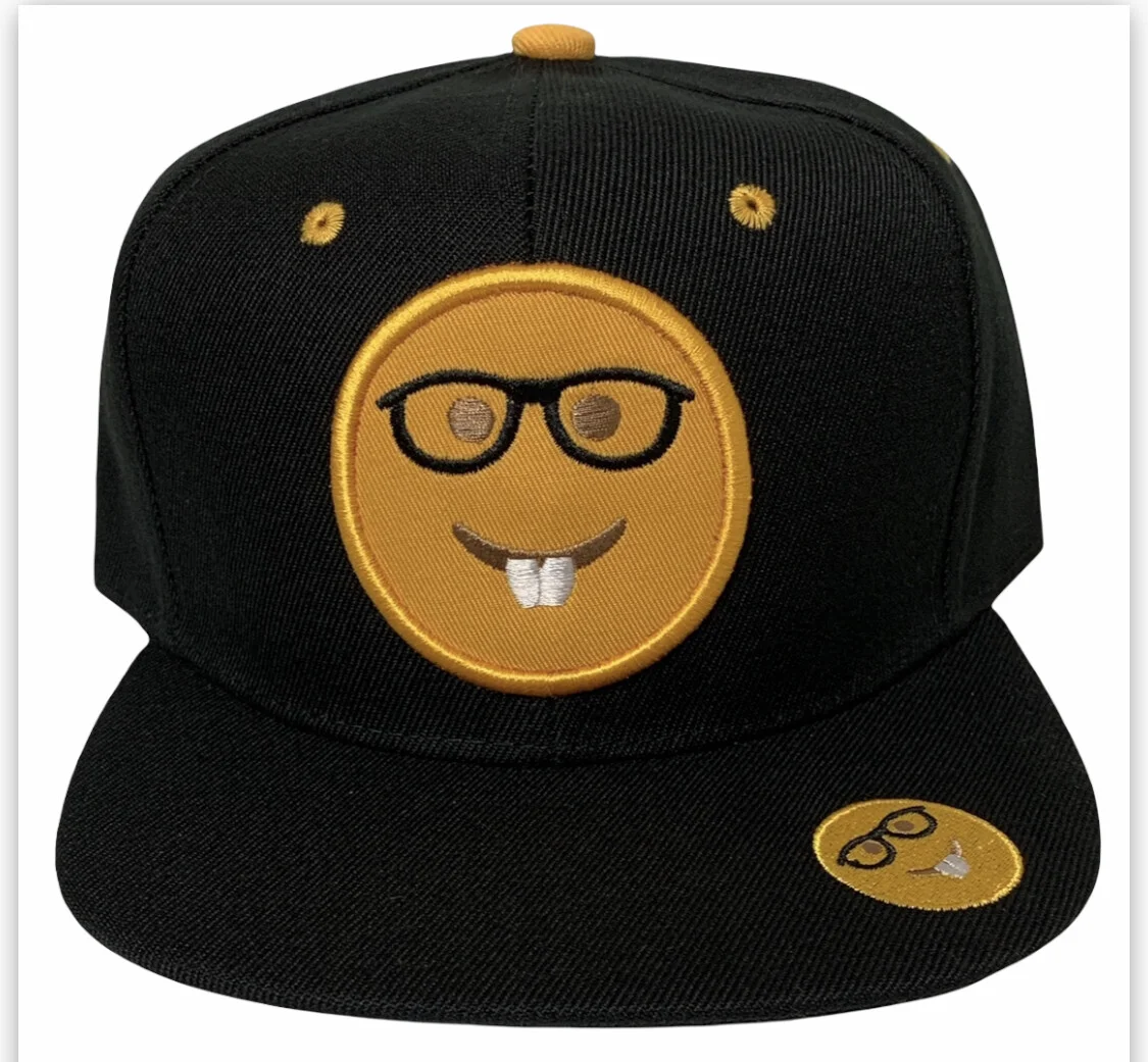 NEW EMOJI EMOTICONS FACE TEAR LAUGHING Zzz Sleep Nerd Shocked SNAPBACK CAP HAT 2