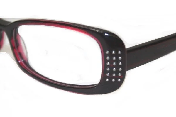 New! Enhance EN 3714 Womens Rectangular Eyeglass Frames 52-15-140 Burgundy 3