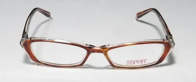 NEW ESPRIT 17364 EYEGLASS FRAME FULL-RIM CAT EYE 48-15-135 BROWN PLASTIC WOMENS 3