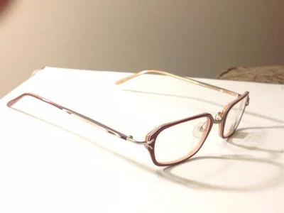 New ESSENCE EYEGLASS WOMENS FRAMES rust orange / multi color temples 51-23-140 3