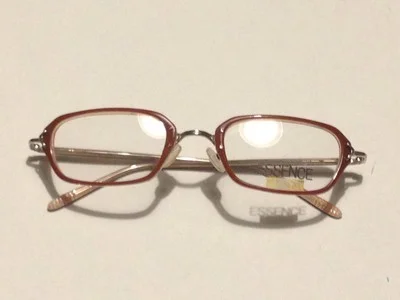 New ESSENCE EYEGLASS WOMENS FRAMES rust orange / multi color temples 51-23-140 4