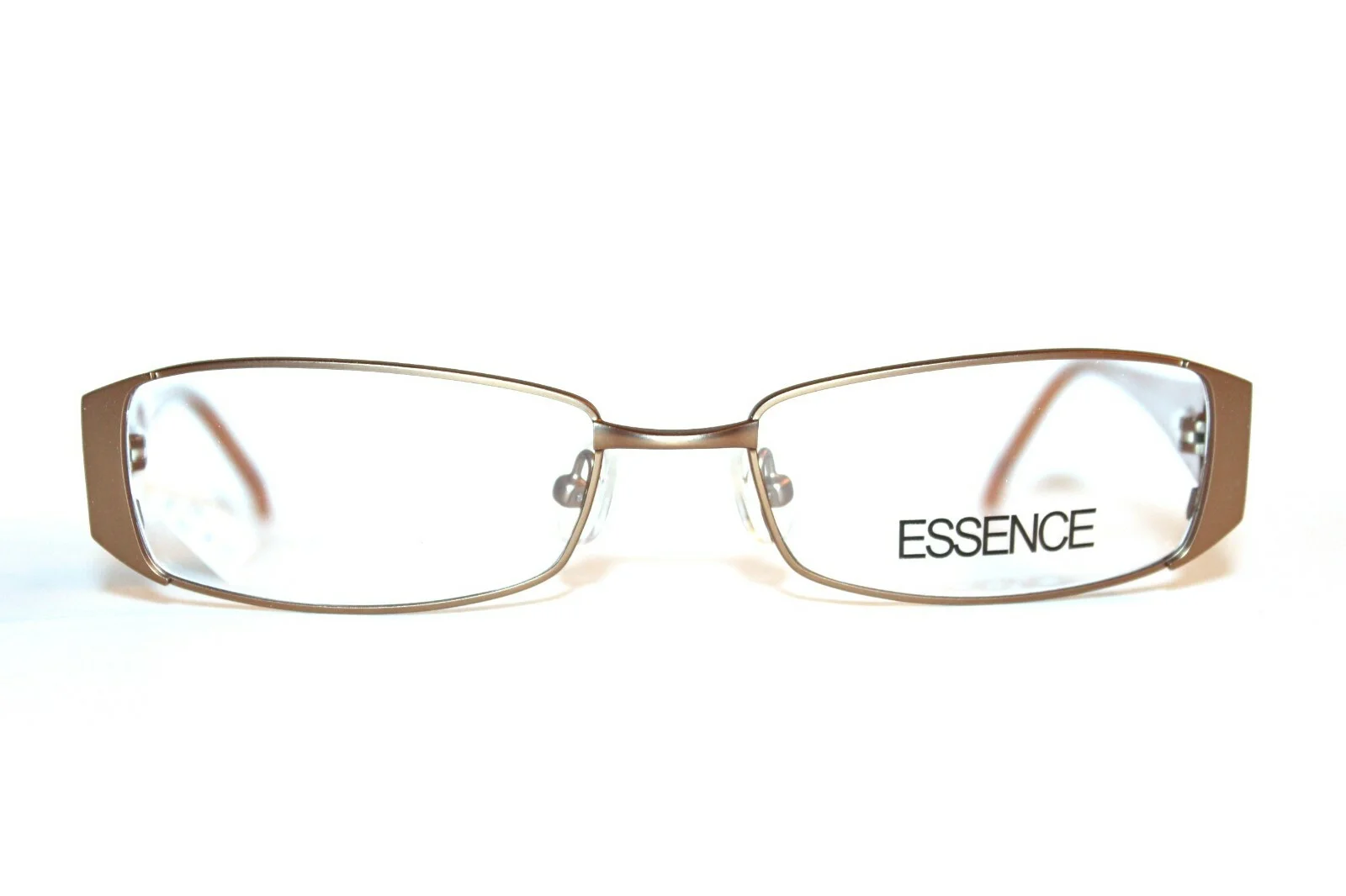 NEW ESSENCE SHERITA COL A MATTE BROWN EYEGLASSES WOMENS LARGE FRAMES 53-17-135 2