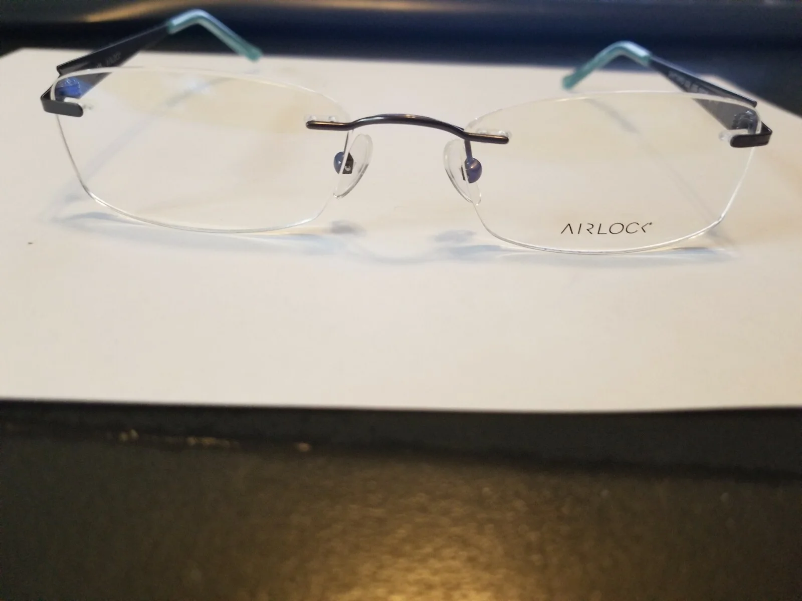 NEW EYEGLASSES MARCHON AIRLOCK SHATTERED 202 035 51/18/135 WOMENS PERFECT