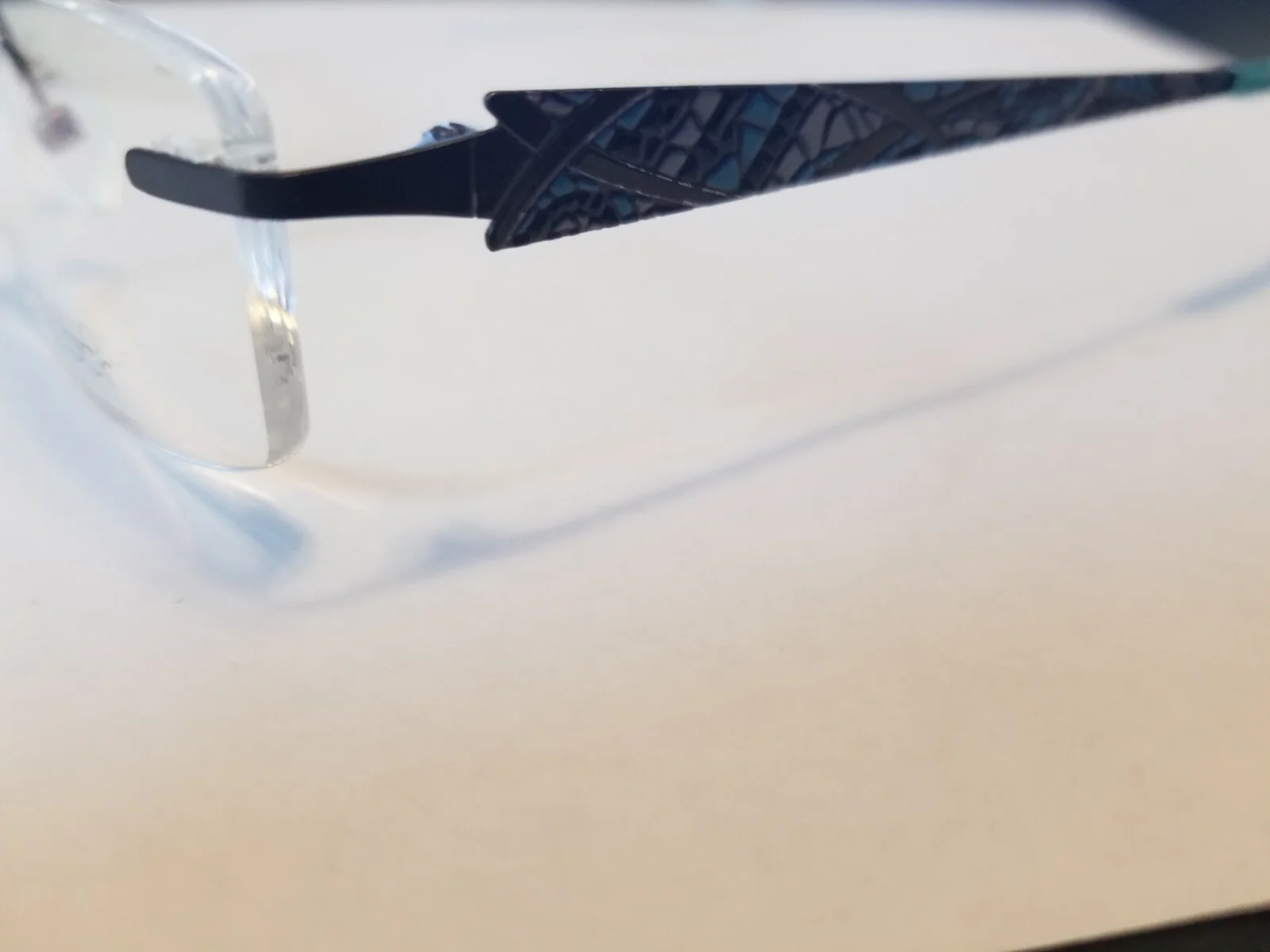 NEW EYEGLASSES MARCHON AIRLOCK SHATTERED 202 035 51/18/135 WOMENS PERFECT 3