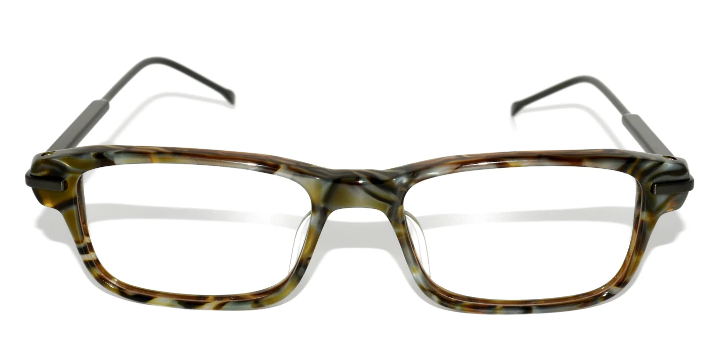 NEW EYEGLASSES MORGENTHAL FREDERICS NEW YORK EMPIRE 842 OLIVE GREY 50-18-145 3