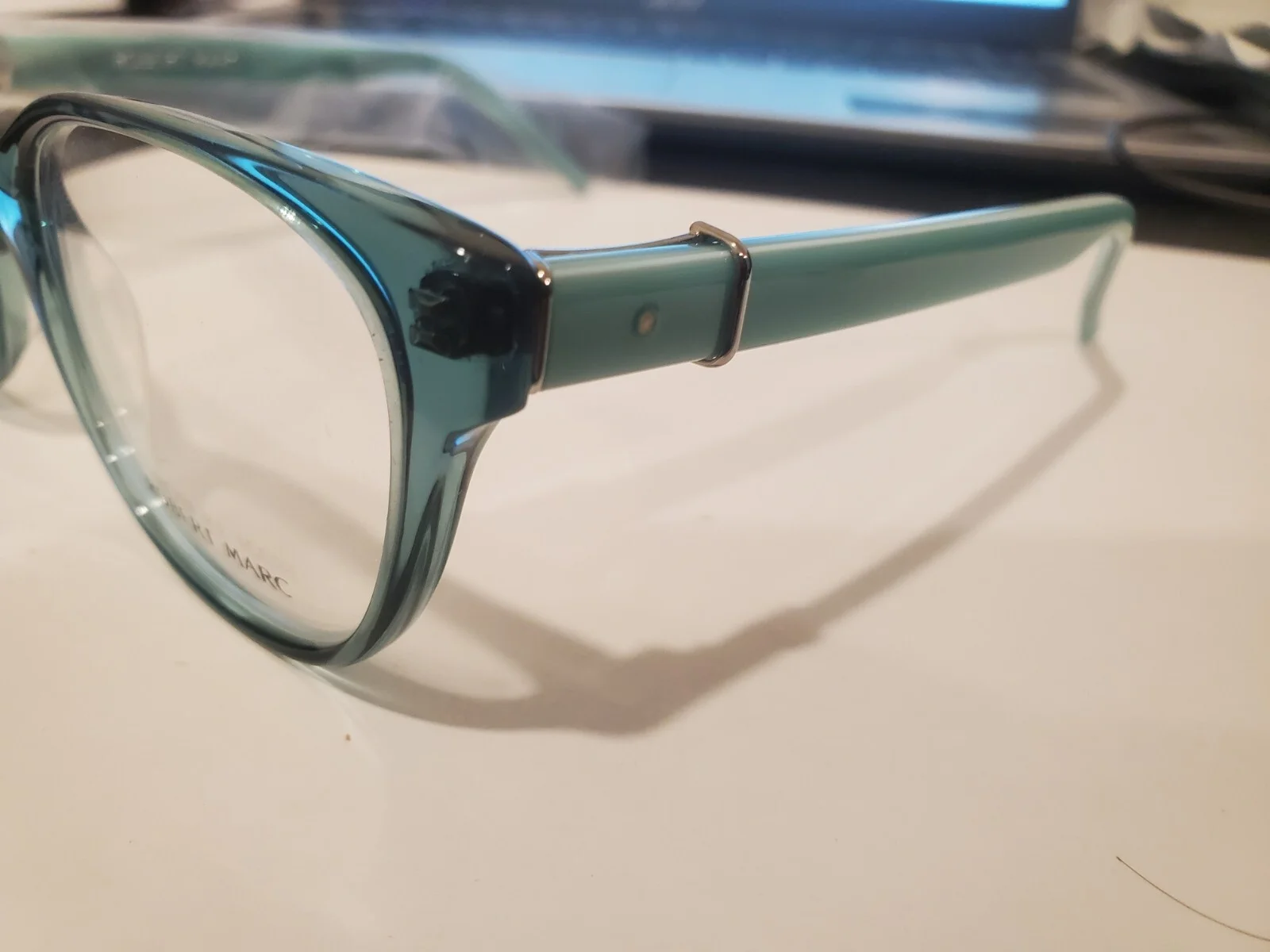 NEW EYEGLASSES ROBERT MARC 835-264 CRYSTAL TURQUOISE 50-17-135MM B36MM WOMEN 3