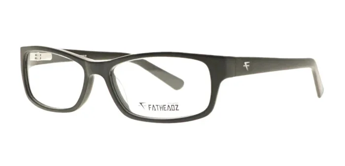 New Fatheadz MIK XL Eyeglasses Optical Frame Black 60-17-140 w/ case