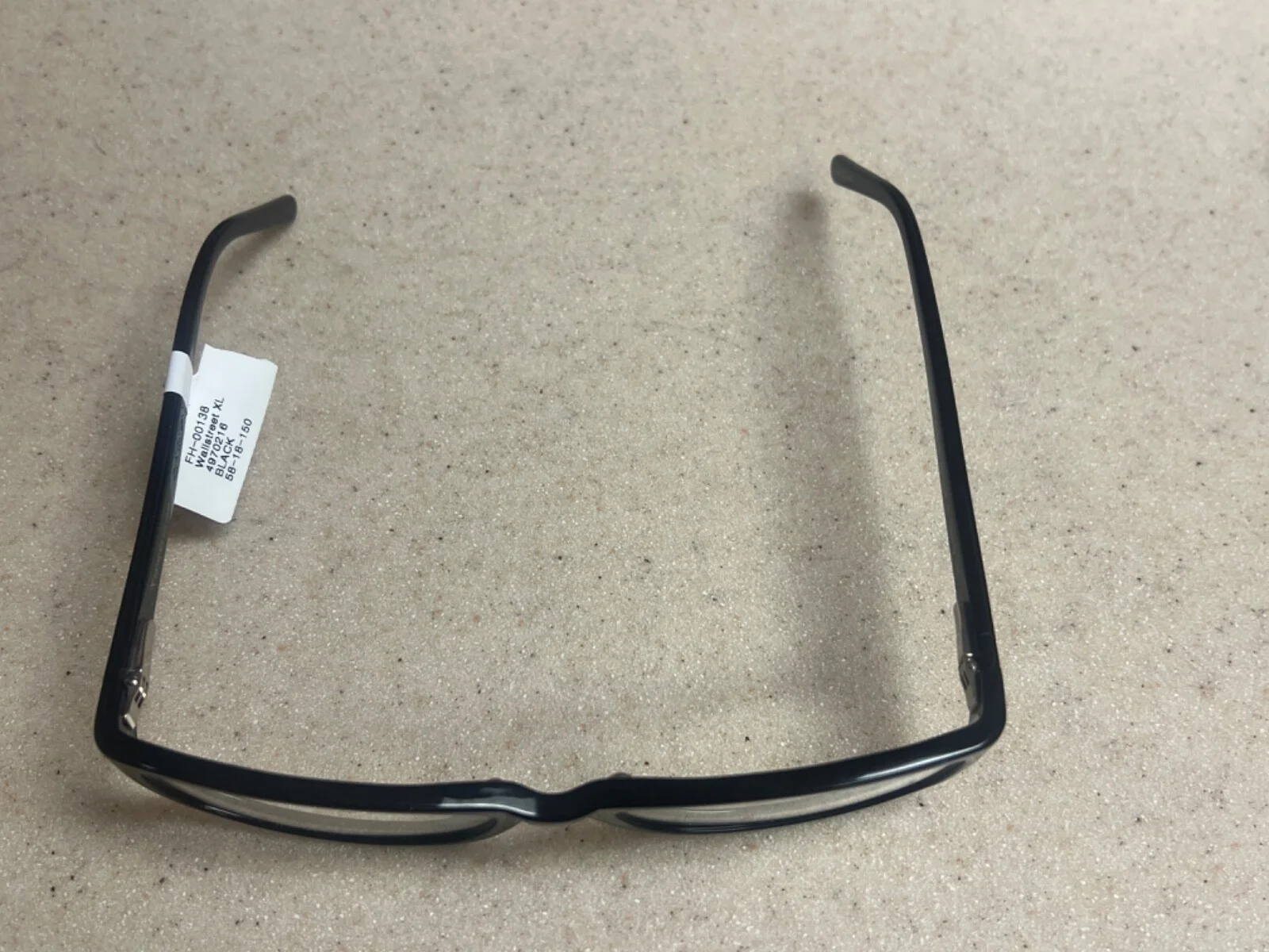 New Fatheadz WALLSTREET XL Eyeglasses Frame Black Plastic Long Temple FREE SHIP 2