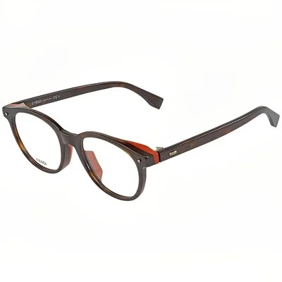 New Fendi Eyeglasses - FF M0019/F 0086 - Dark Havana (51-20-145) Asian Fit