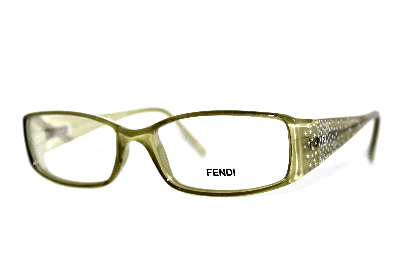 NEW FENDI F817 316 OLIVE GREEN AUTHENTIC EYEGLASSES FRAMES 53-16-135MM W/CASE