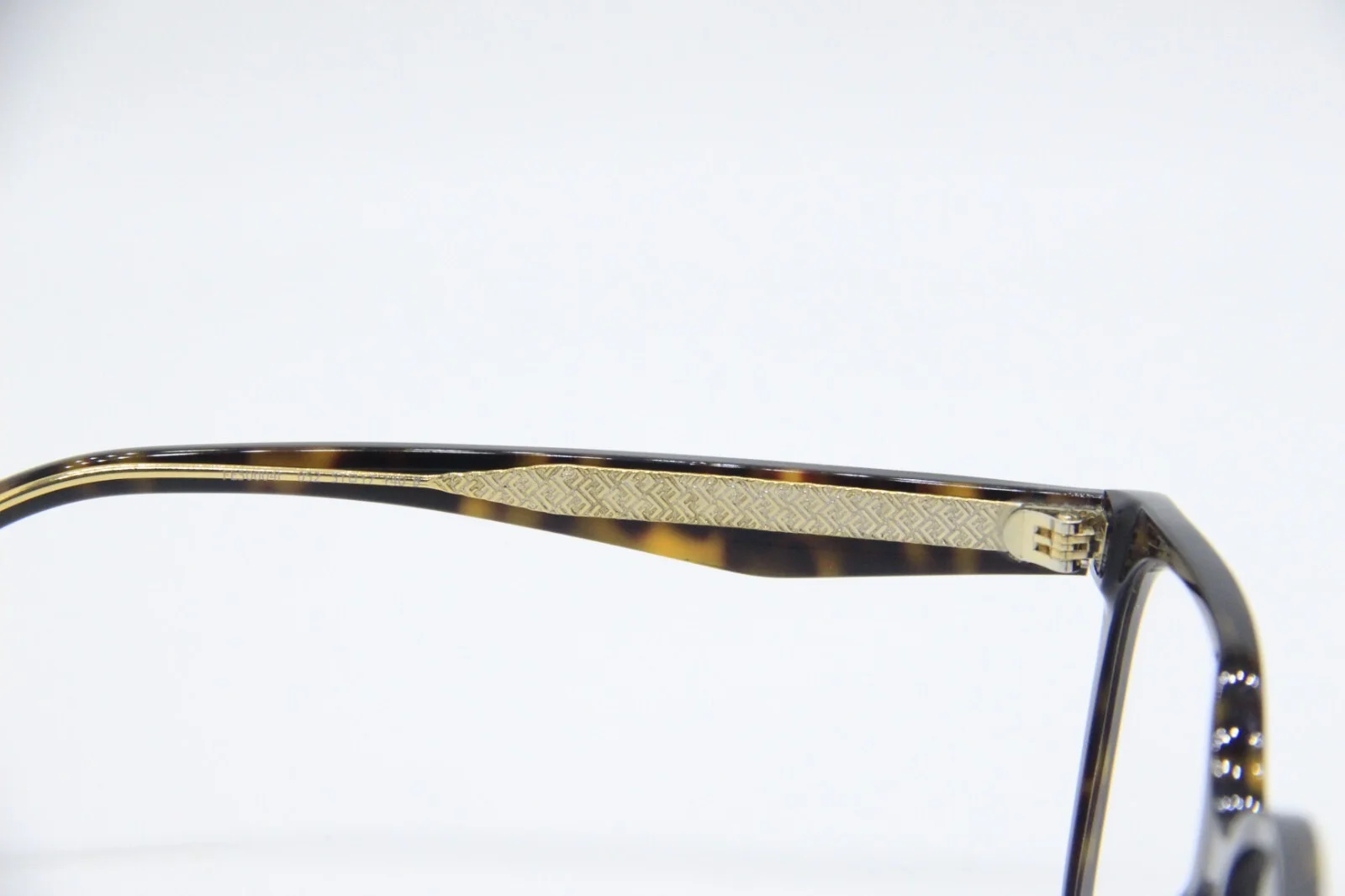 NEW FENDI FE 50004I 052 HAVANA GOLD AUTHENTIC EYEGLASSES 51-17 3