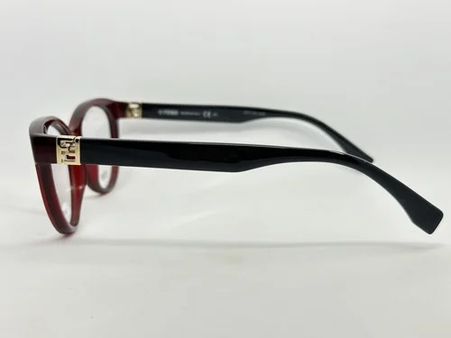 NEW Fendi FF 0008 07RK Red 52.18.135 Women’s Designer Eyeglasses Frames W/Case 4