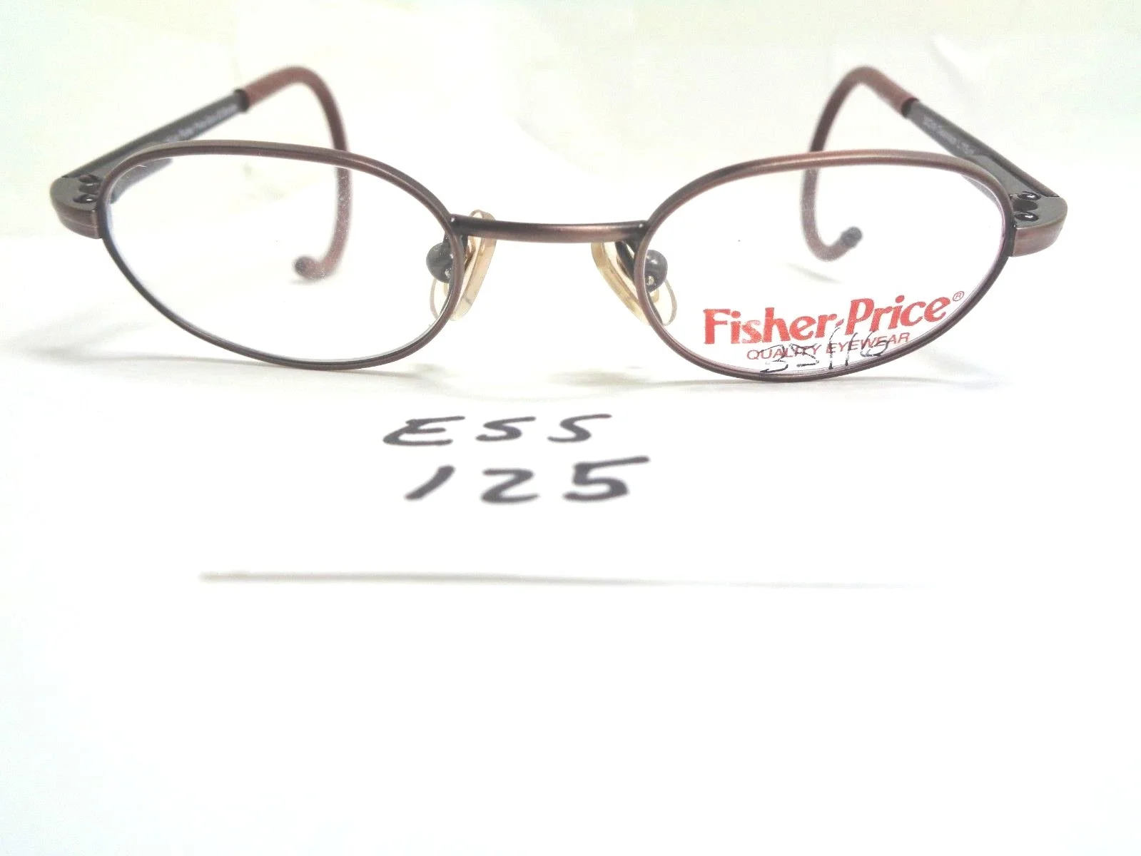 New FISHER PRICE Eyeglasses Tiny Tot Kids Euro 30 Bronze Cable Temples (ESS-125)