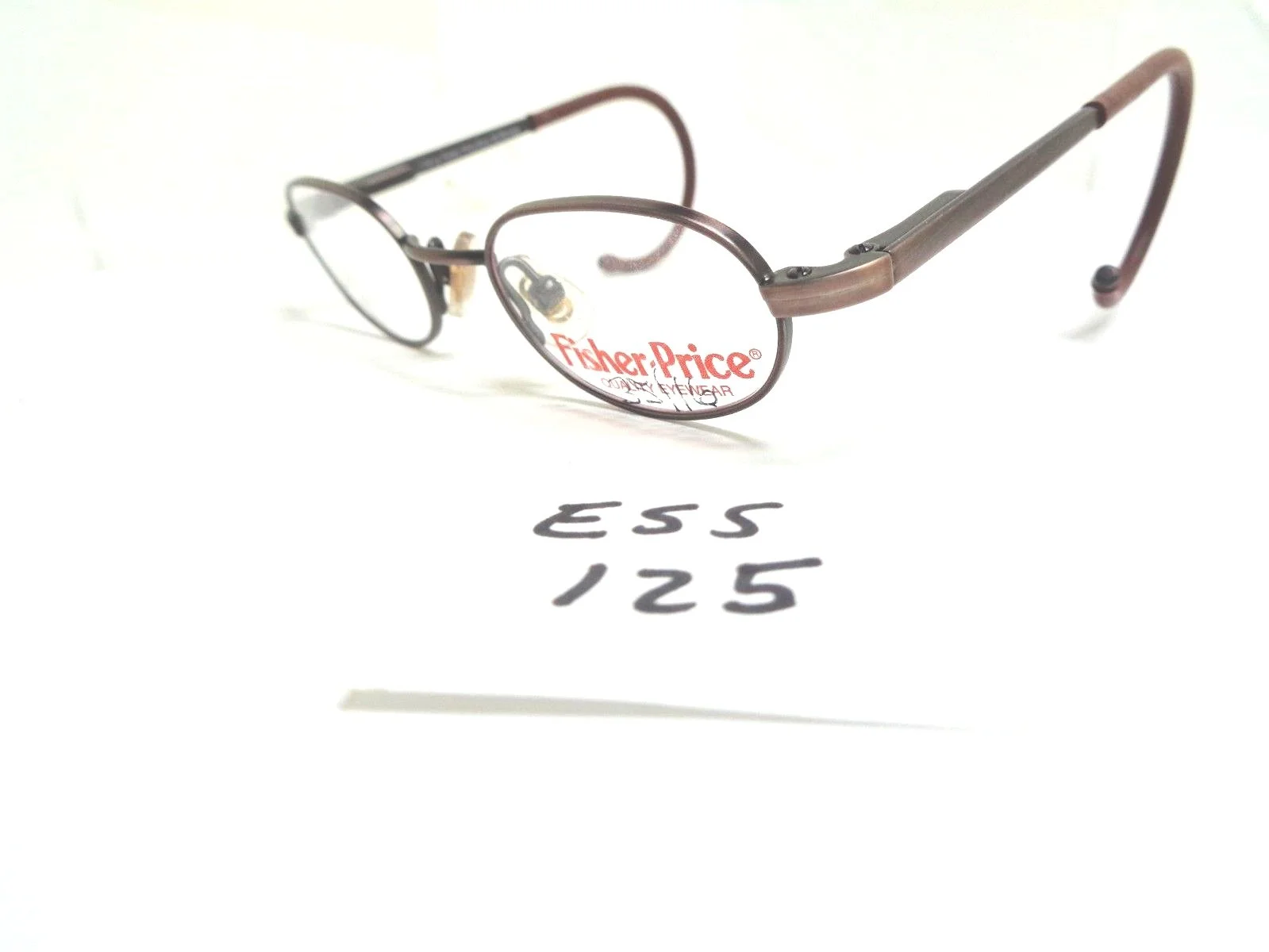 New FISHER PRICE Eyeglasses Tiny Tot Kids Euro 30 Bronze Cable Temples (ESS-125) 2