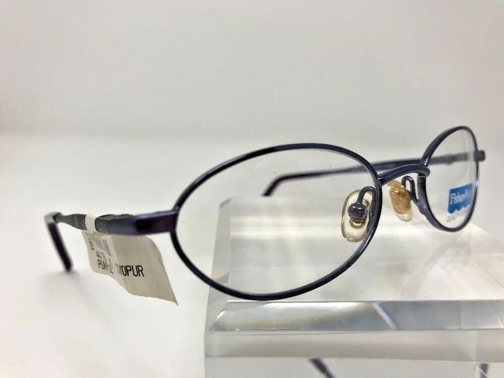 New Fisher Price Mary Jane Eyeglasses Demo Lens 44-16-125 Purple Flex Frame B979 2