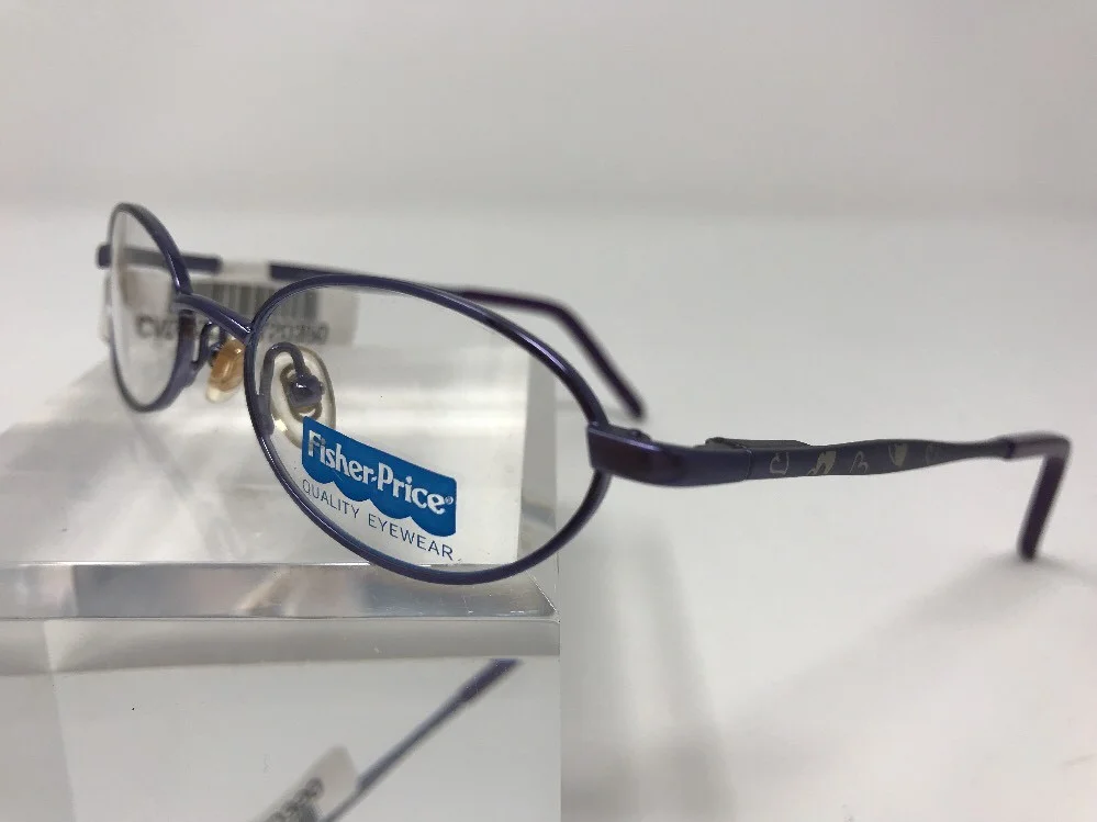 New Fisher Price Mary Jane Eyeglasses Demo Lens 44-16-125 Purple Flex Frame B979 4