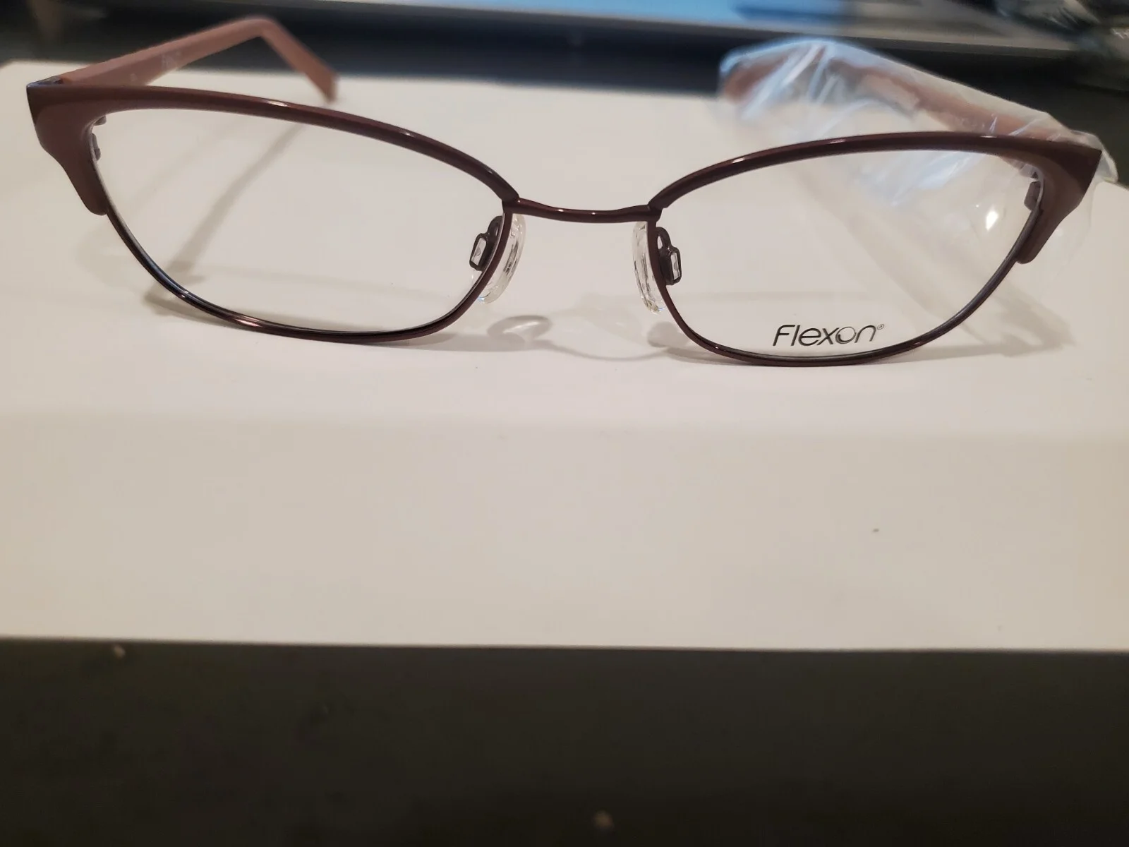 NEW FLEXON AMELIA 604 BURGUNDY 51/17/135MM B30MM Flexible Eyeglasses PERFECT