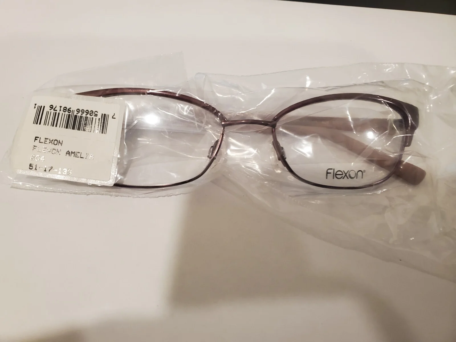 NEW FLEXON AMELIA 604 BURGUNDY 51/17/135MM B30MM Flexible Eyeglasses PERFECT 2