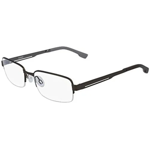 NEW FLEXON E1047 210 Brown Flexible Titanium Eyeglasses 54mm with Flexon Case