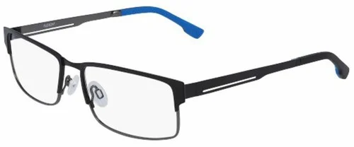 NEW FLEXON E1048 001 Black Flexible Titanium Eyeglasses 55/17/145