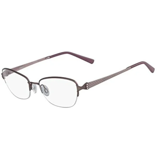 NEW FLEXON LORETTA 505 Plum FLEXIBLE TITANIUM Eyeglasses 53mm with Flexon Case