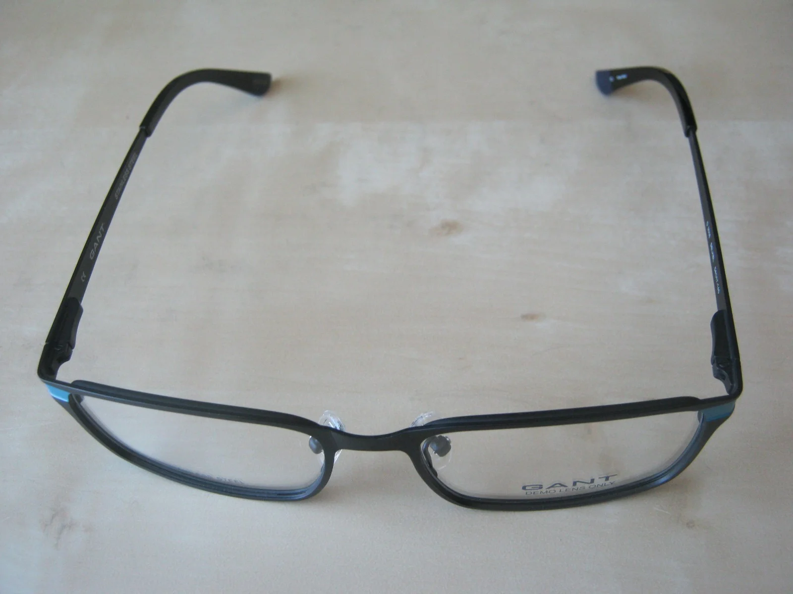 NEW Gant Mens eyeglasses frames G3008 SBLKBL black turquoise 54-17-145 3008 2