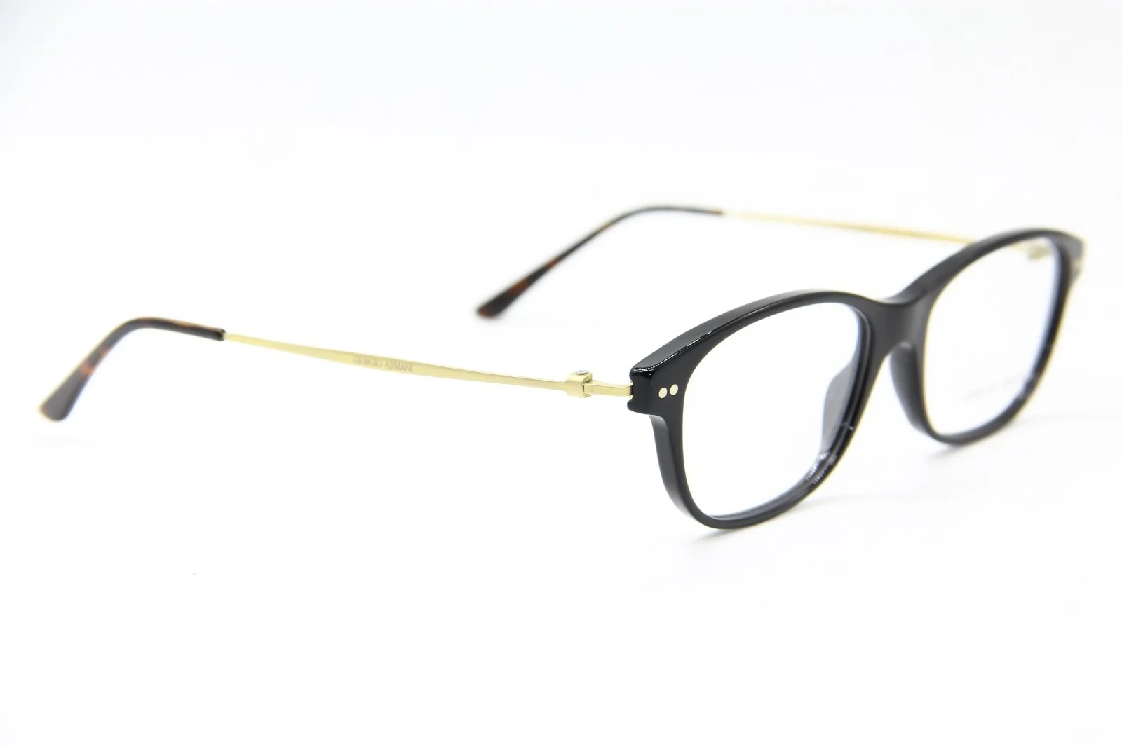 NEW GIORGIO ARMANI AR 7007 5017 BLACK GOLD EYEGLASSES FRAMES RX AR7007 52-16 * 3
