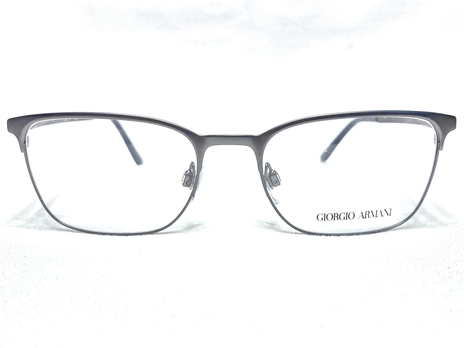 NEW Giorgio Armani AR5054 3121 Mens Grey Rectangle Eyeglasses Frames 53/18~145