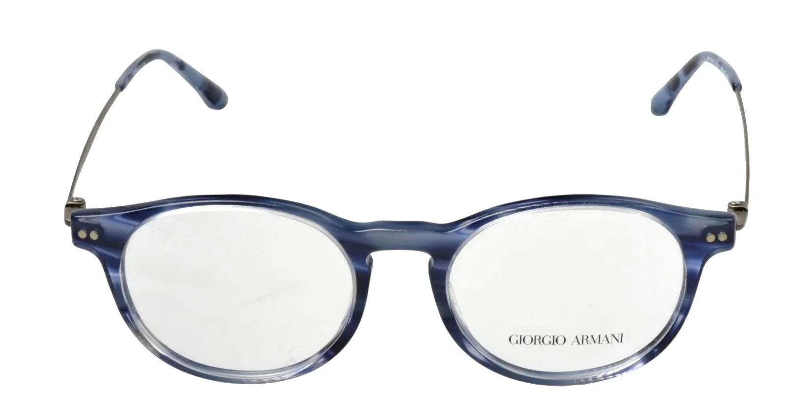 New GIORGIO ARMANI AR7010 5024 49mm Blue Havana Titanium Eyeglasses Frames Italy 2