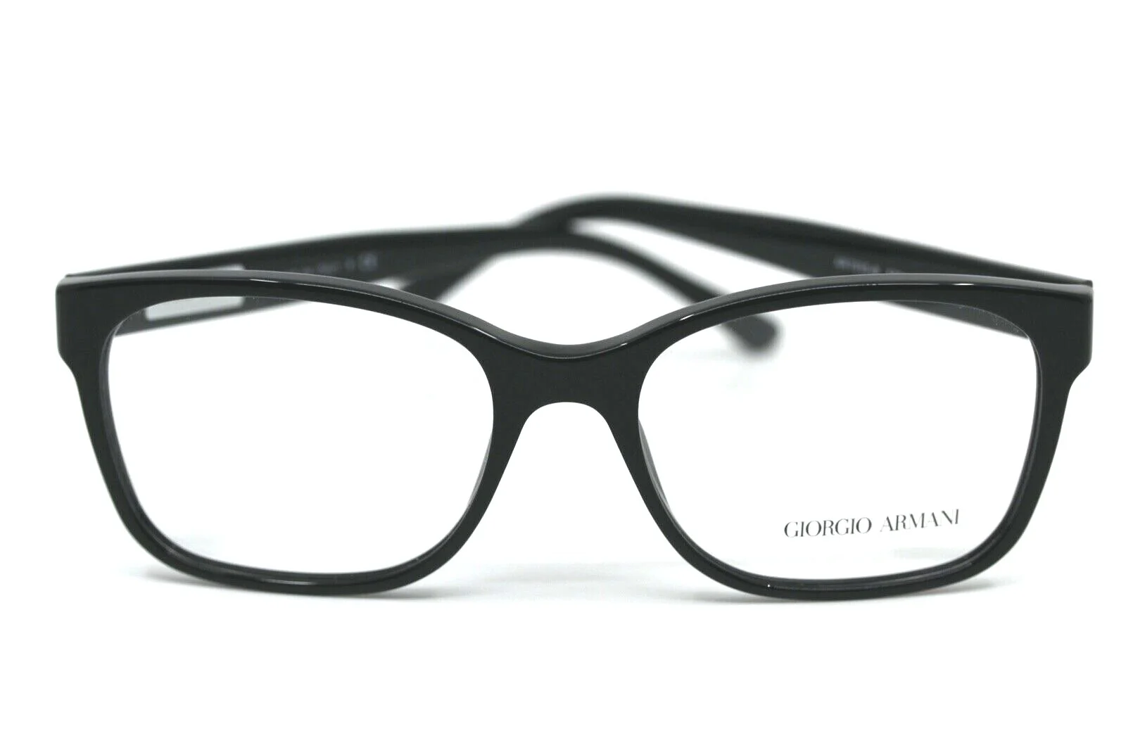 New GIORGIO ARMANI AR7013-B 5091 53mm Black Jeweled Eyeglasses Frames Italy
