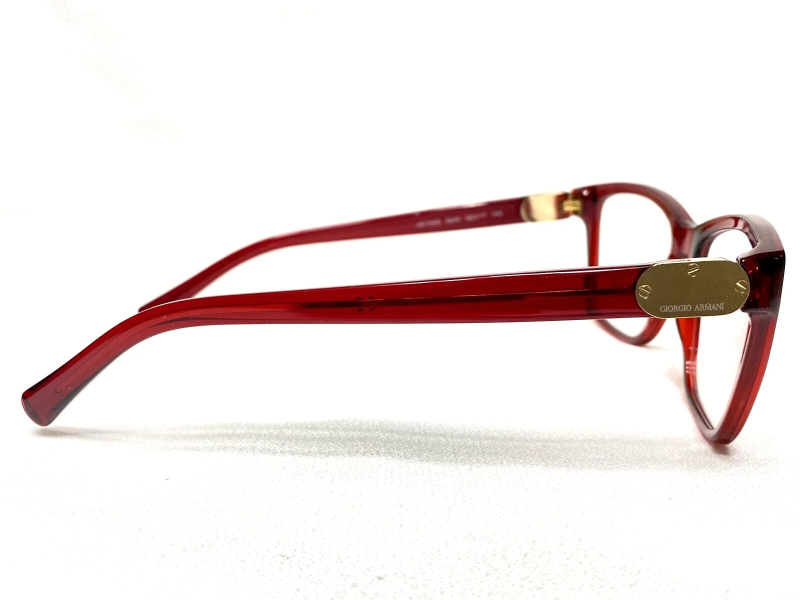 NEW Giorgio Armani AR7033 5240 Womens Red Square Modern Eyeglasses Frames 52/17 3