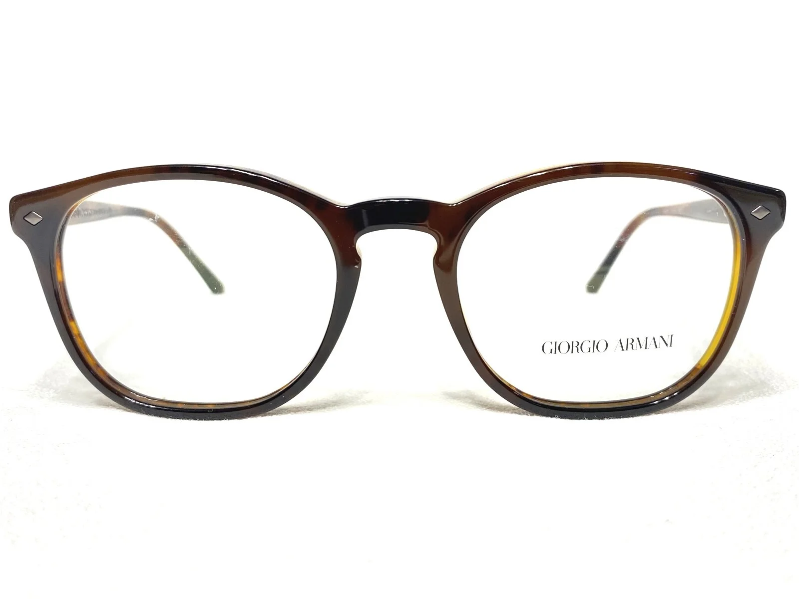 NEW Giorgio Armani AR7074 5623 Mens Brown/Havana Square Eyeglasses Frames 50/19
