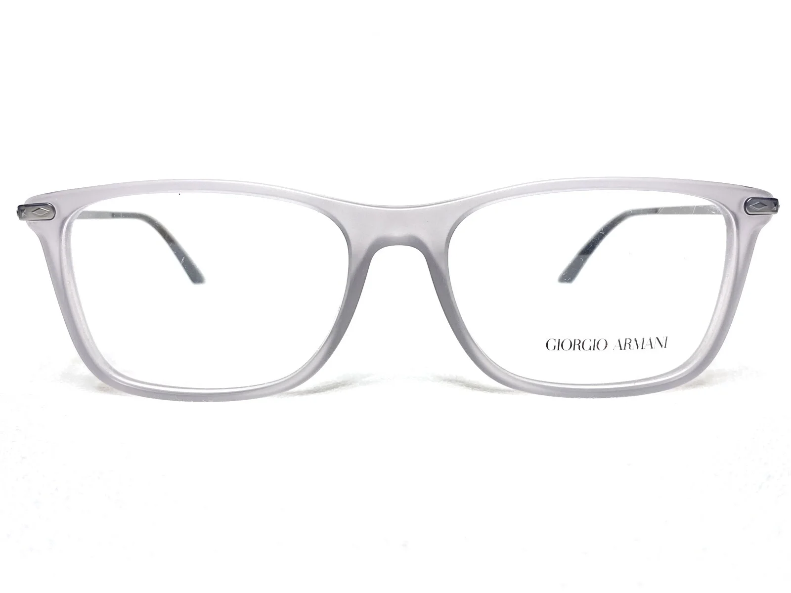 NEW Giorgio Armani AR7111 5520 Mens Matte Grey Rectangle Eyeglasses Frames 55/17