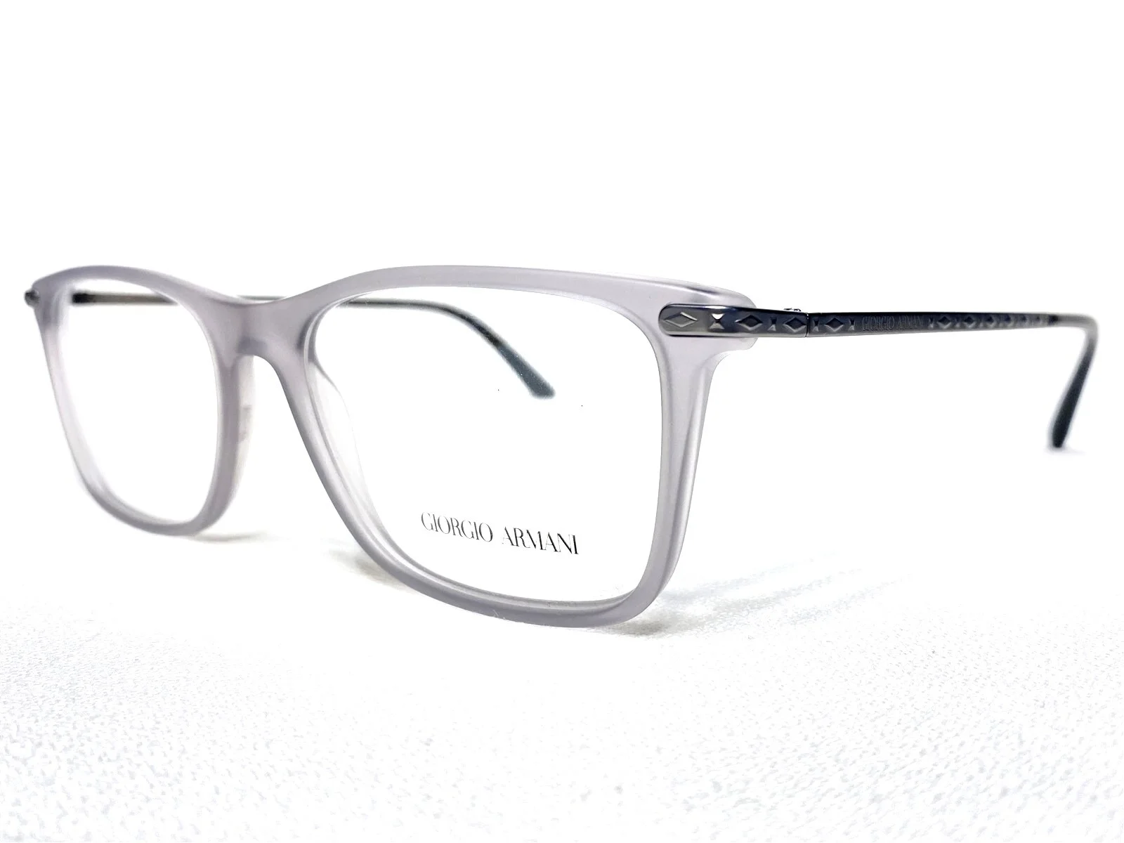 NEW Giorgio Armani AR7111 5520 Mens Matte Grey Rectangle Eyeglasses Frames 55/17 2