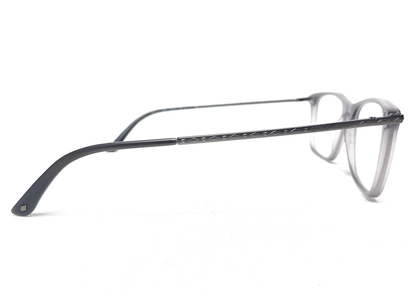 NEW Giorgio Armani AR7111 5520 Mens Matte Grey Rectangle Eyeglasses Frames 55/17 3