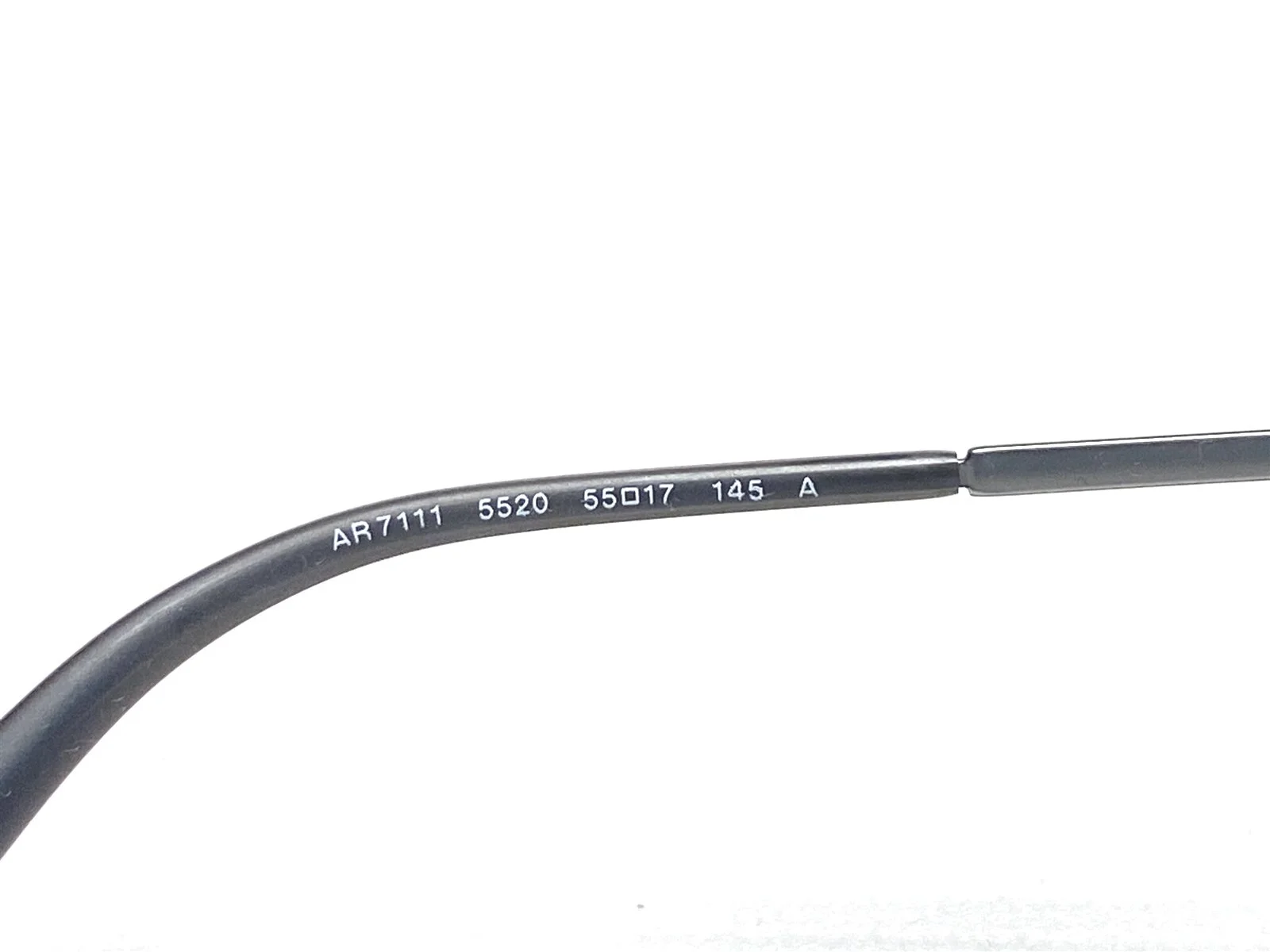 NEW Giorgio Armani AR7111 5520 Mens Matte Grey Rectangle Eyeglasses Frames 55/17 4