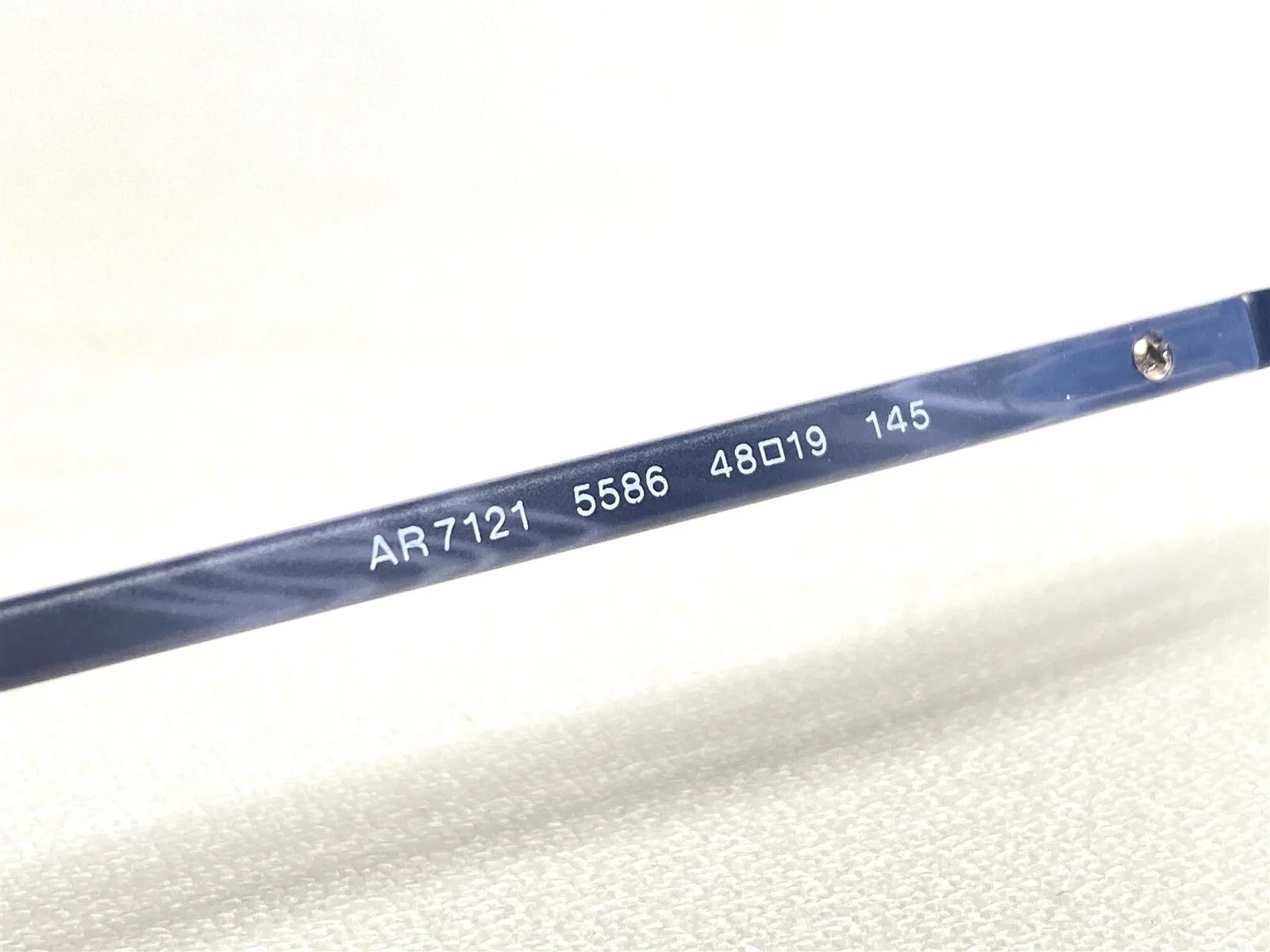 NEW Giorgio Armani AR7121 5586 Mens Matte Blue Round Eyeglasses Frames 48/19~145 4